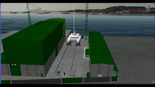 Catamaran and timaran Grounding System at Atollvic Shipyard
