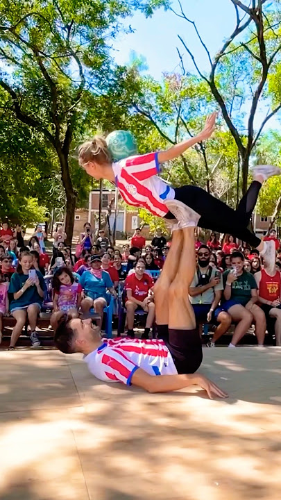 Crazy football duo tricks in Paraguay 🇵🇾😍⚽️ #apfreestyle #football #freestyle #paraguay #asuncion