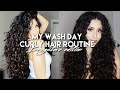 UPDATED Curly Hair Routine| Wash Day| Defined Soft Curls || 2B 2C 3A|| Voluminous Roots