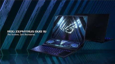 ROG Zephyrus Duo 16 (GX650) - Two Screens. Zero Boundaries.