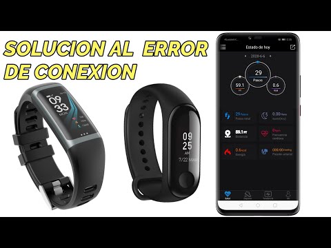 Solucióna el error de conexión y configura cualquier pulsera inteligente Smartband con tu celular.