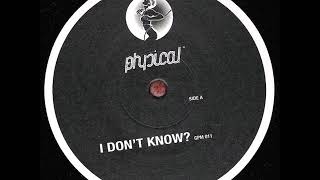 Chelonis R. Jones - A2 - I Don&#39;t Know? (Just Us Dub)