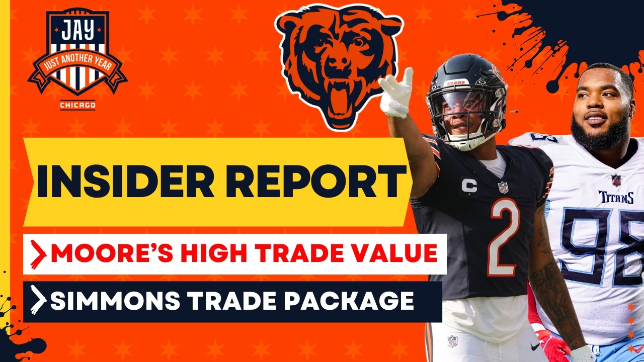 NEWS: Bears Insider Reveals DJ Moore's Trade Value; Could Help In A Trade for Jeffery Simmons 👀