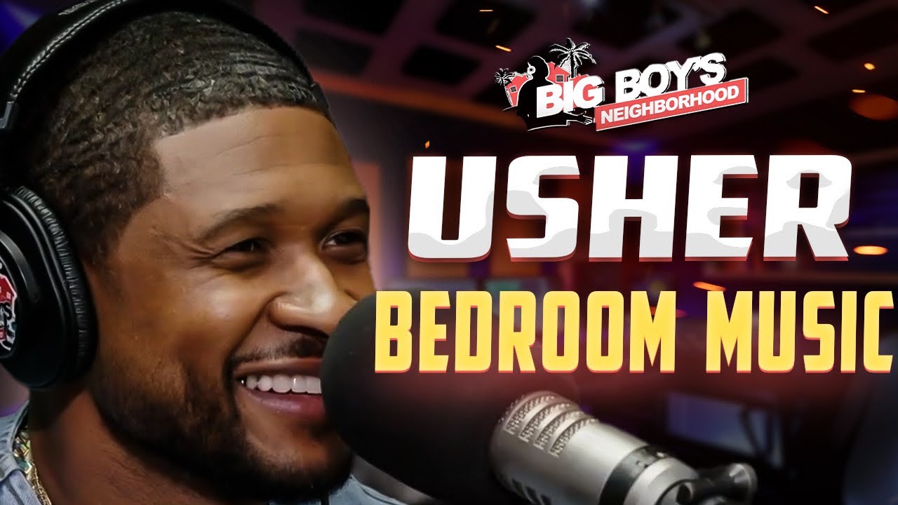 Usher Reveals First Celebrity Kiss, Songs He Wrote, and Playing His Own Music In The Bedroom