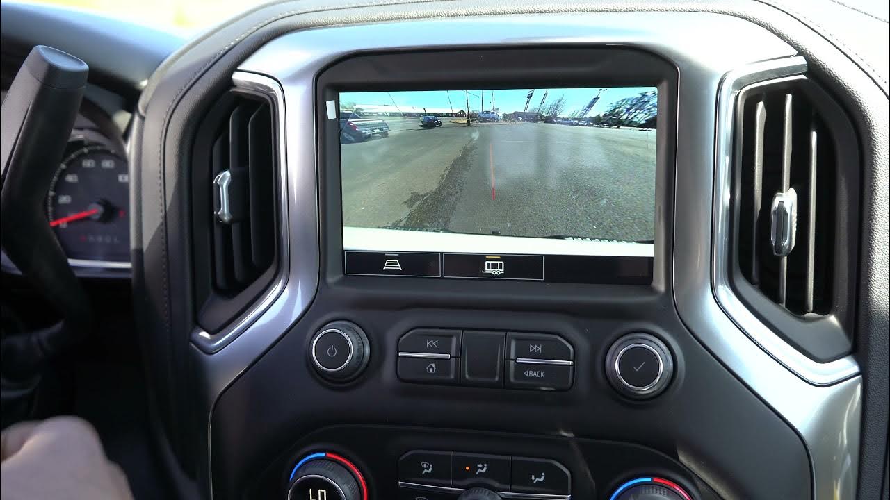 Chevy Silverado How to use the backup camera features YouTube