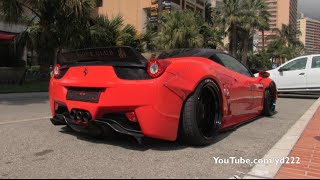 Liberty Walk LB Performance Ferrari 458 Widebody - Exhaust SOUND & Overview