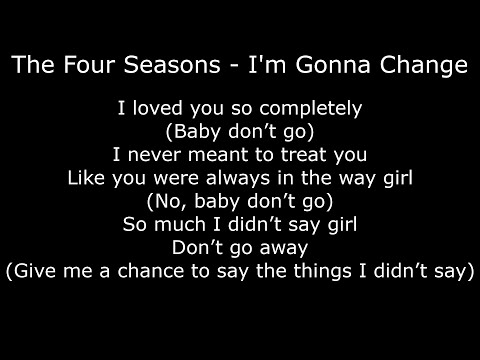 Northern Soul - The Four Seasons - I'm Gonna Change - With Lyrics