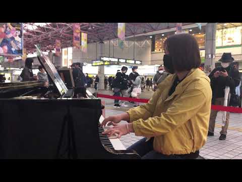 sumika Lovers【ピアノソロ弾いてみた】ストリートピアノ金山総合駅（高音質）