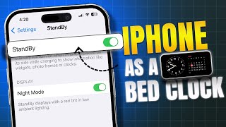 How to Use the iPhone As a Bed Clock/Calendar | Enable Nightstand Mode in Standby on iOS 18 screenshot 5