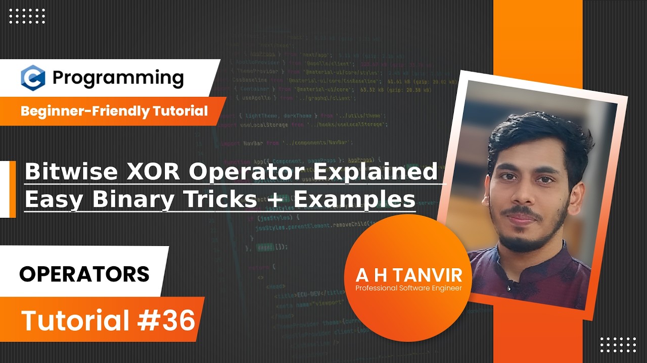 Learn Bitwise XOR (^) in C Programming Step by Step - YouTube