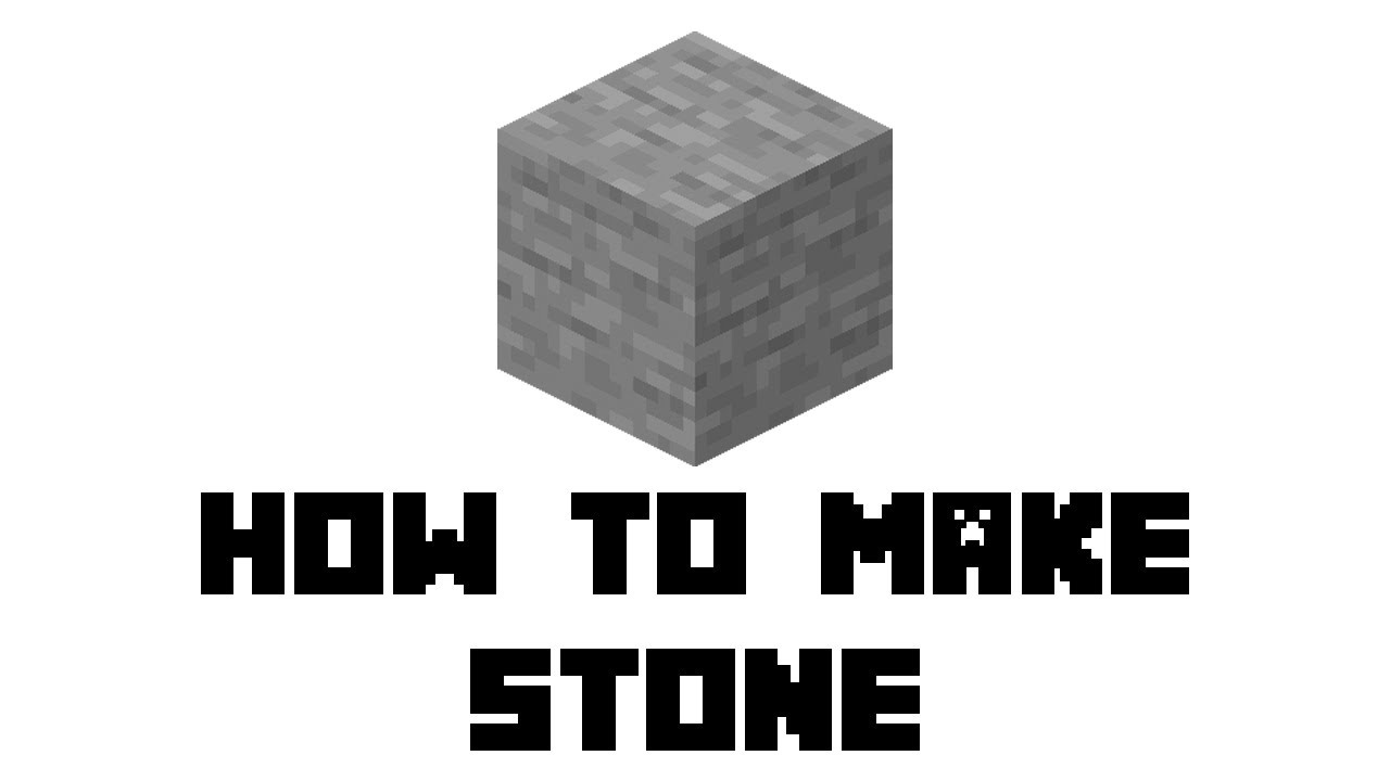 Minecraft Survival: How to Make Stone - YouTube