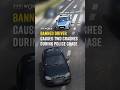 Banned driver caused two #crashes during #police chase