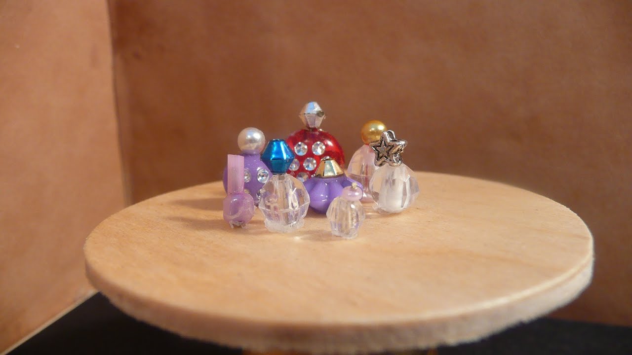 Dollhouse Miniature Perfume Bottles