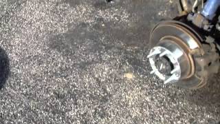 Installing 2" wheel spacers on 1996 Suzuki Sidekick. Part 2/3
