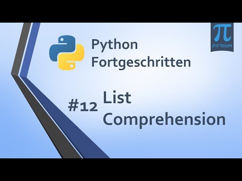 Python Kurs Fortgeschritten ?‍? | #12 - List Comprehension