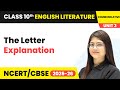 The Letter - Explanation | Class 10 English Chapter 3 | CBSE 2025-26