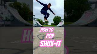 How to do a Pop Shuv it | Tutorial Skateboard Trick Tips #shorts #skateboarding