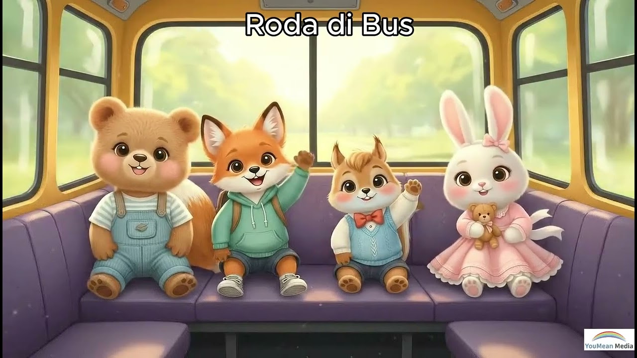 Roda di Bus | Lagu Anak Indonesia | Nursery Rhymes & Lagu Anak Balita