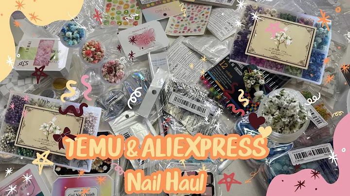 The Craziest🤪 TEMU and ALIEXPRESS🫧✨NAIL HAUL✨🫧W/ LINKS