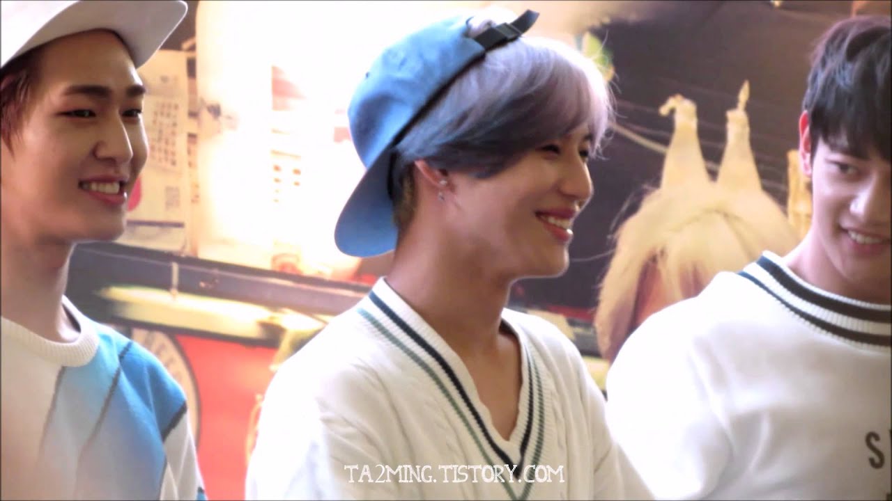 150529 여의도 View 팬사인회 샤이니월드 귀가담당 태민이