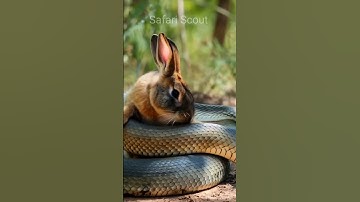 Snake vs rabbit #wildlife #wildrift #wildanimals #saamp #snake #rabbit #nature #naturelovers #shorts