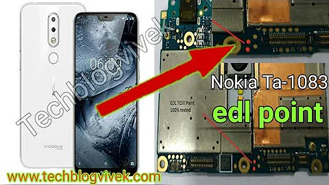 Nokia 6.1+ TA 1083 edl test point edl mode