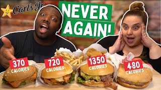 Eating the Highest & Lowest Calories from Carl's Jr./Hardee's [FAIL]