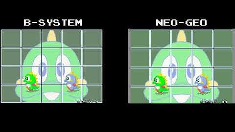 Puzzle Bobble 2 Comparison (F3 System/Neo-Geo)