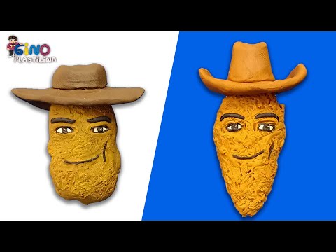 COMO HACER A NUGGET Y CHICKEN WING GEGAGEDIGEDAGEDAGO EN PLASTILINA | HOW TO MAKE GEGAGEDIGEDAGEDAGO