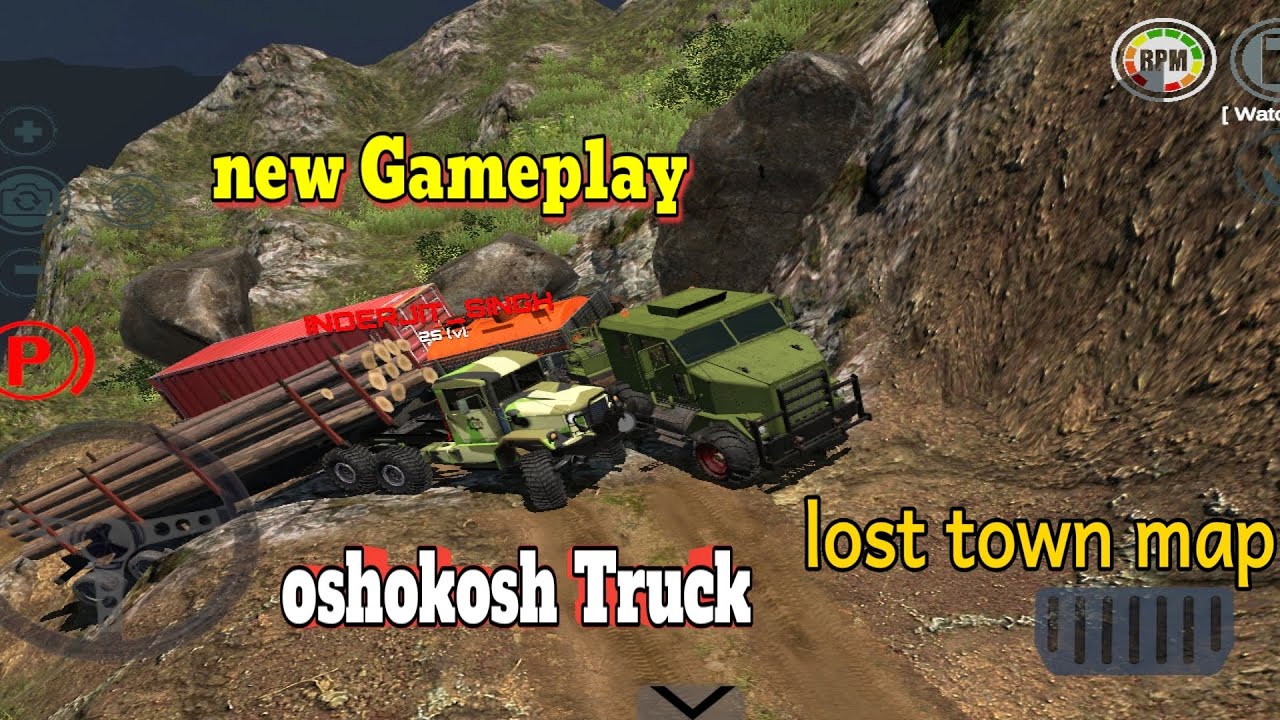Lost Town Map Rthd Oshkosh truck gameplay | lost town map 2nd delivery | new rthd gameplay ...