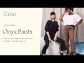 Design story for the onyx ponte pants  closet core crew