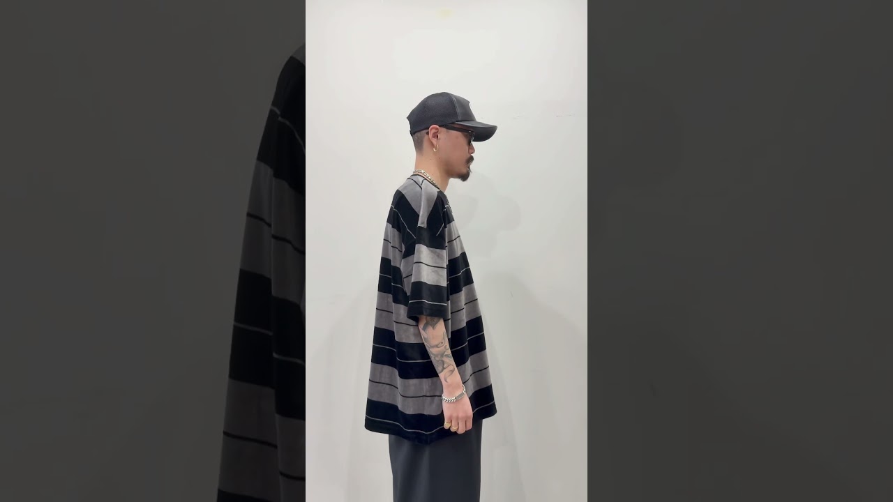 COOTIE PRODUCTIONS / Velour Border S/S Tee 通販 正規代理店