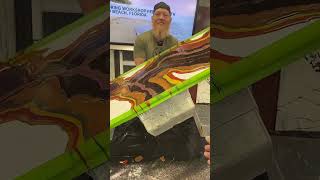 Levi attempts a geode table (TikTok Live 2-15-24)