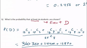 MDM4U1 3.5 Probability Using Combinations