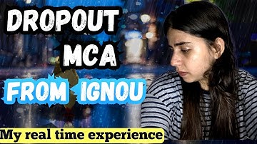 Why I Left MCA from IGNOU University | Join IGNOU MCA or Not? | Disadvantage of Studying at #ignou
