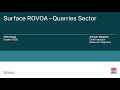 Webinar: Quarry sector - Roads and other vehicle operating areas