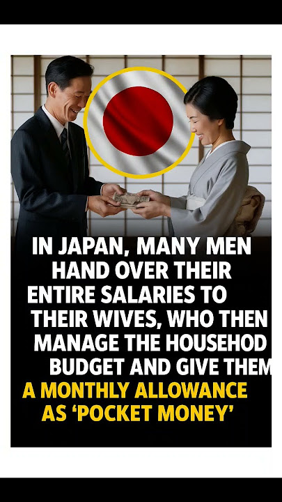'Why Many 🇯🇵Japanese🇯🇵 Husbands Get‘Pocket Money from Their Wives'| #shorts #japaneseculture #viral