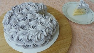How to make Birthday cake | Rosette cake | Swiss meringue buttercream