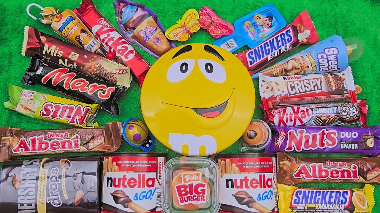 Top 5 Satisfying Video ASMR Lollipops Chocolate and Gummy Candy Unboxing Video Most Popular Candy.