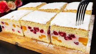 The famous cake that melts in your mouth. Delicious cake in 15 minutes. Simple ingredients! by lecker essen 4,250 views 3 weeks ago 9 minutes, 10 seconds