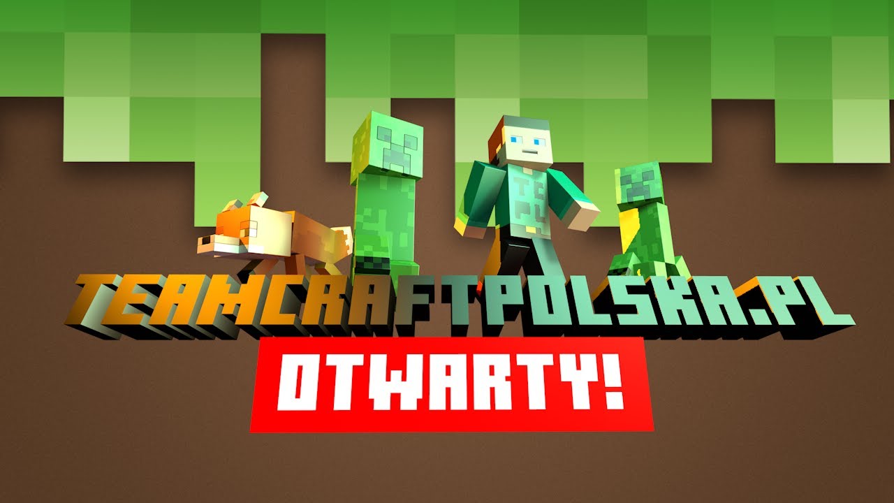Reklama TeamcraftPolska.pl Najlepszy Polski Serwer Minecraft! 1.8.8 - 1.15.2