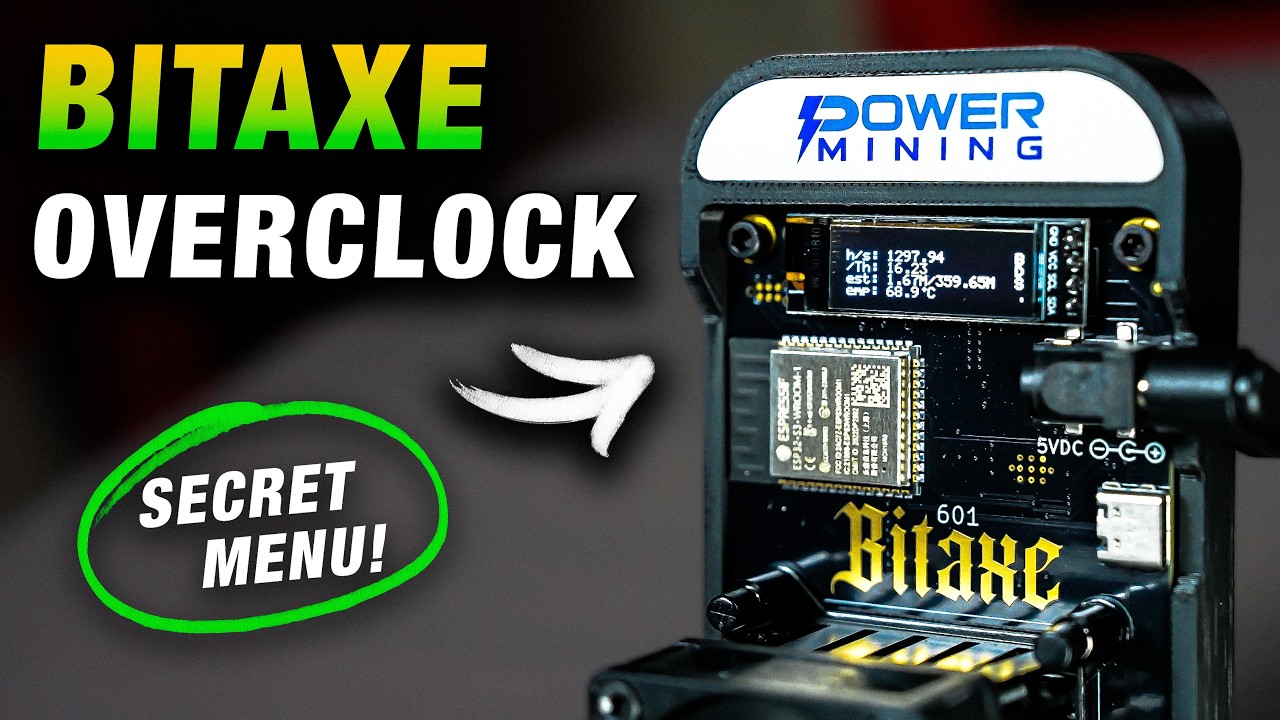 Как освоить разгон Bitaxe с помощью этого секретного меню