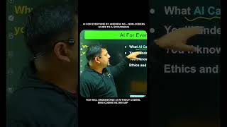 AI for Everyone 👥 No Coding Needed! By Andrew Ng #vedantu #harshsir #VED #AIcourse #coursera