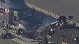 Standoff on I-10: Tense moments of the standoff after chase ends