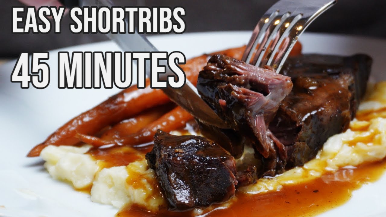 Easy Short Ribs In 45 Minutes French Bistro Recipe At Home EZY Meals Easy Short Ribs In 45 Minutes French Bistro Recipe At Home EZY Meals