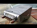 ANTIQUE 1930s CHRYSLER MOPAR DELCO CAR RADIO RESTORATION - COSMETIC