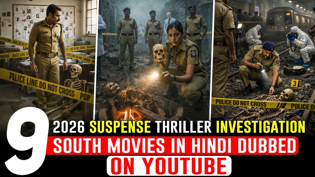 Top 9 New South Indian Suspense Thriller Movies in Hindi | South Murder Mystery Movies Hindi Dubbed 