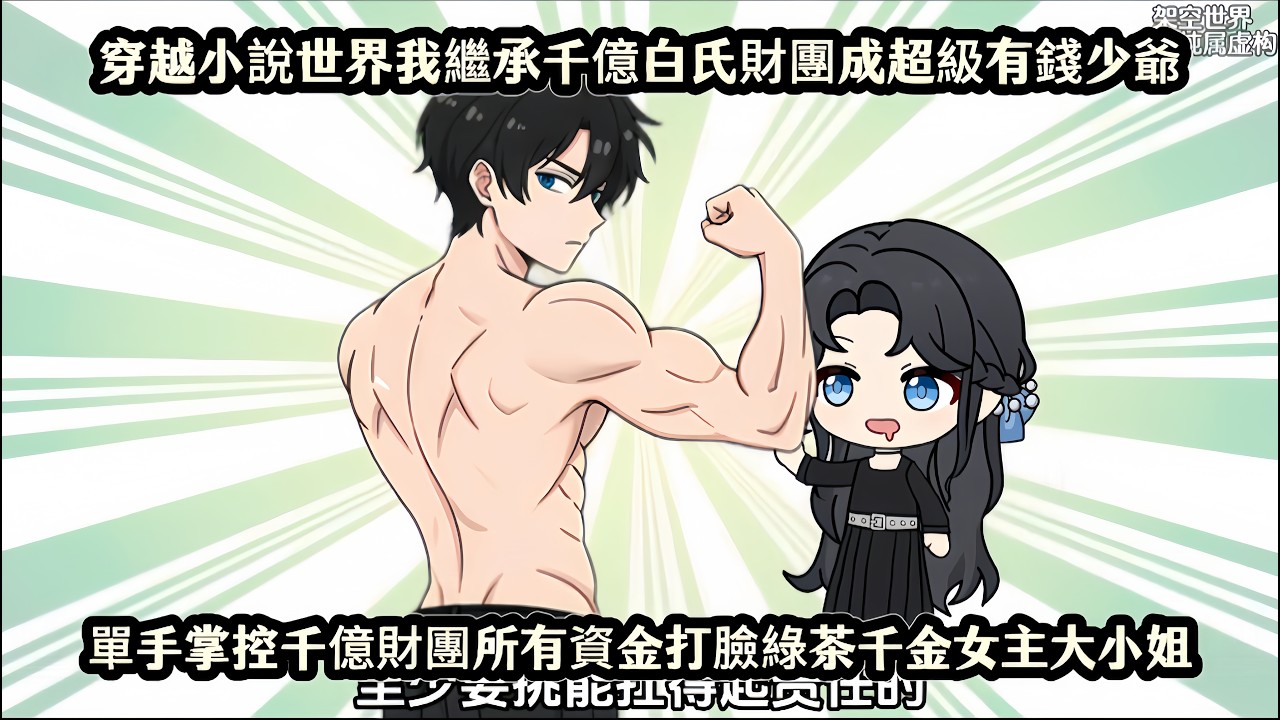 穿越小說世界我繼承千億白氏財團成超級有錢少爺，單手掌控千億財團所有資金打臉綠茶千金女主大小姐