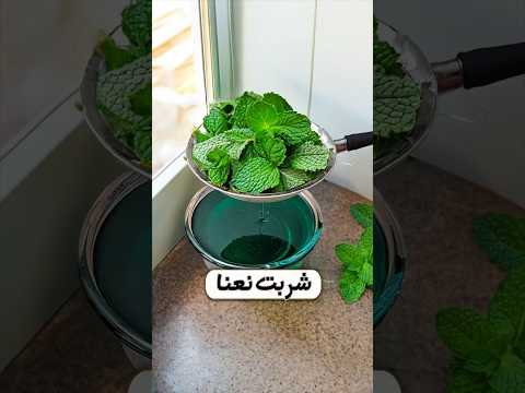 شربت نعنا خونگی بسیار آسون