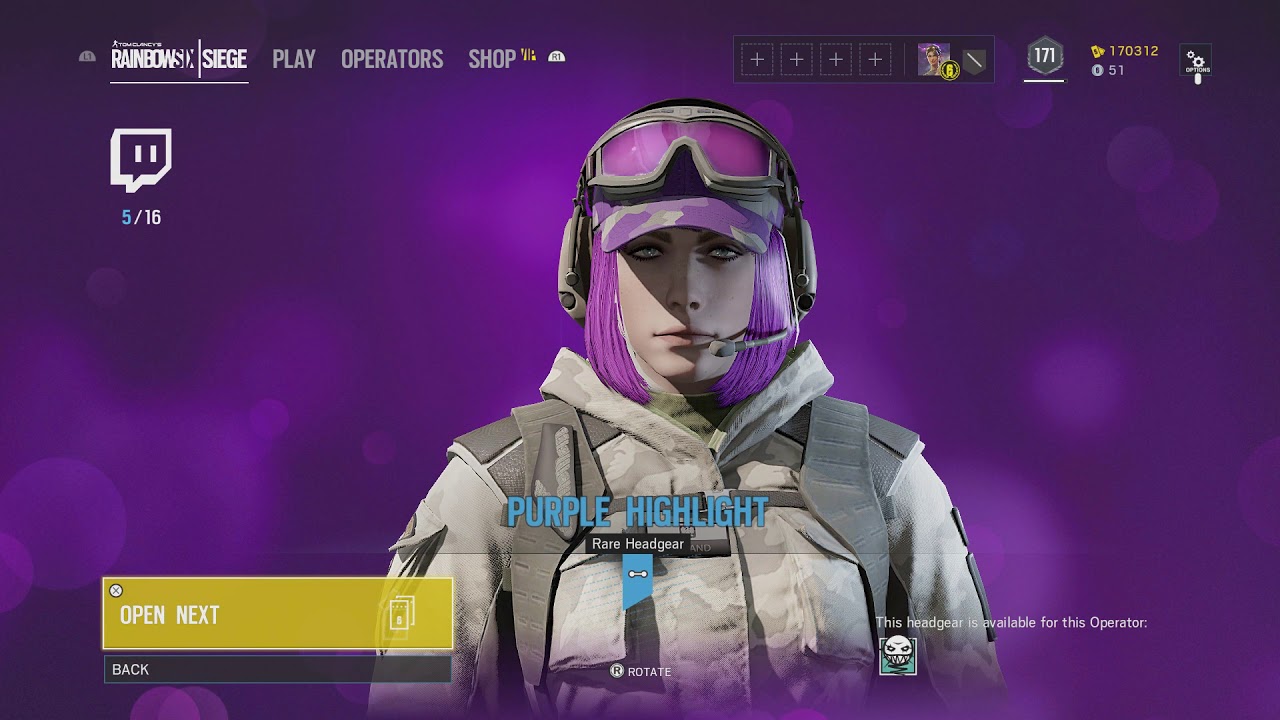 Twitch Rainbow Six Siege Pack